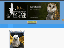 Tablet Screenshot of bpraptorcenter.org